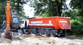 Abbrucharbeiten nahe Berlin