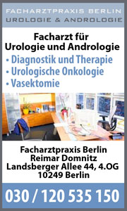 Facharztpraxis Berlin urologie und Andrologie, Facharzt für Urologie und Andrologie, Diagnostik nd Therapie, Urologische Onkologie, Vasektomie, Reimar Domnitz Berln